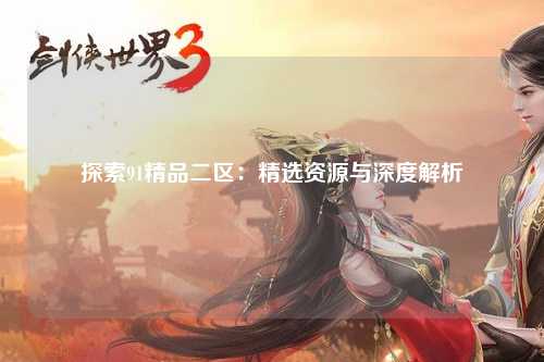 探索91精品二区：精选资源与深度解析