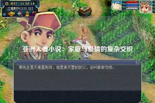 亚洲人妻小说：家庭与爱情的复杂交织
