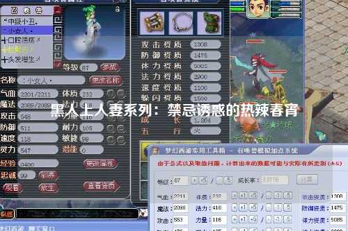 黑人上人妻系列：禁忌诱惑的热辣春宵