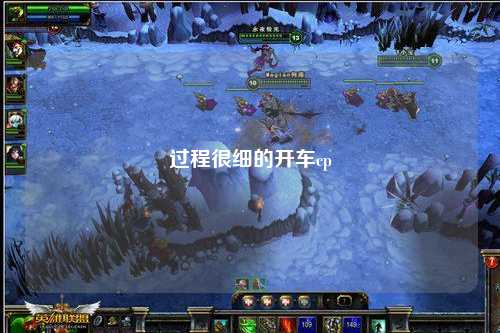 过程很细的开车cp